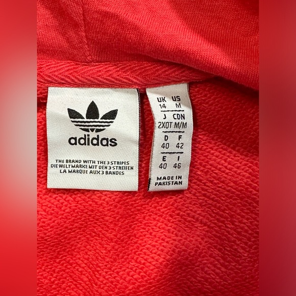 ADIDAS Sweatshirt Hoodie w/Pockets Size Medium - Picture 3 of 6